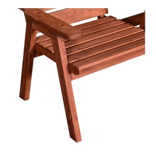 Ξύλινο Παγκάκι Κήπου με Πτυσσόμενο Τραπεζάκι 160 x 70 x 85 cm Outsu...