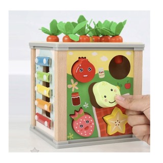 Ξύλινο Παιδικό Εκπαιδευτικό Παιχνίδι Κύβος 5 σε 1 16 x 15.5 x 15.5 ... Ξύλινο Παιδικό Εκπαιδευτικό Παιχνίδι Κύβος 5 σε 1 16 x 15.5 x 15.5 ...