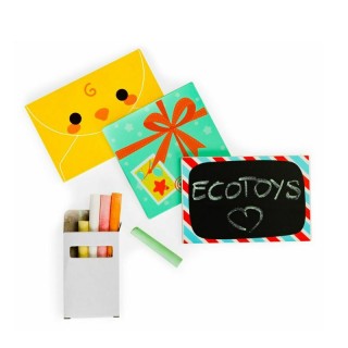 Ξύλινο Παιδικό Γραμματοκιβώτιο με Μαυροπίνακα και Αξεσουάρ 18.5 x 1... Ξύλινο Παιδικό Γραμματοκιβώτιο με Μαυροπίνακα και Αξεσουάρ 18.5 x 1...