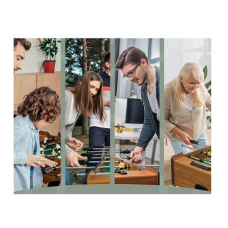 Ξύλινο Πτυσσόμενο Επιδαπέδιο Ποδοσφαιράκι με 6 Σειρές 69 x 37 x 70 ... Ξύλινο Πτυσσόμενο Επιδαπέδιο Ποδοσφαιράκι με 6 Σειρές 69 x 37 x 70 ...