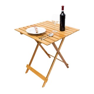 Ξύλινο Πτυσσόμενο Τραπέζι Εξωτερικού Χώρου 80 x 60 x 76 cm MWS17609 Ξύλινο Πτυσσόμενο Τραπέζι Εξωτερικού Χώρου 80 x 60 x 76 cm MWS17609