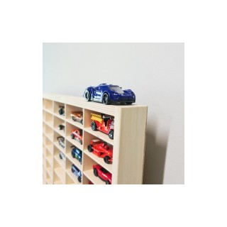 Ξύλινο Ράφι για Αυτοκινητάκια 90 Θέσεων 50 x 4.5 x 78.5 cm Kruzzel ...
