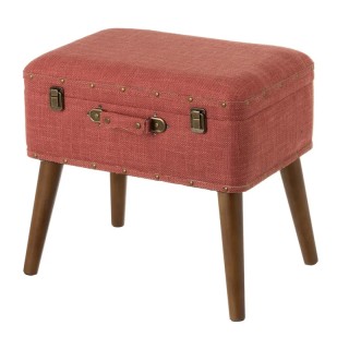 Ξύλινο Σκαμπό Βαλίτσα με Αποθηκευτικό Χώρο 50 x 35 x 46 cm Χρώματος... Ξύλινο Σκαμπό Βαλίτσα με Αποθηκευτικό Χώρο 50 x 35 x 46 cm Χρώματος...