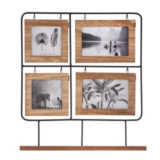 Ξύλινο Σταντ Φωτογραφιών 4 Θέσεων 2 Όψεων 36 x 10 x 42 cm Atmospher... Ξύλινο Σταντ Φωτογραφιών 4 Θέσεων 2 Όψεων 36 x 10 x 42 cm Atmospher...