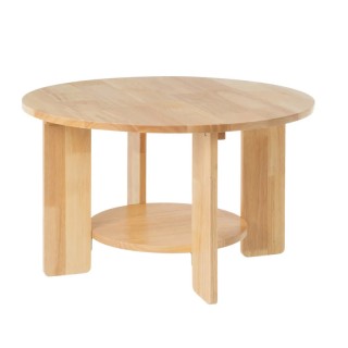 Ξύλινο Στρογγυλό Τραπέζι Σαλονιού 58 x 58 x 35 cm Shally Dogan 0283...