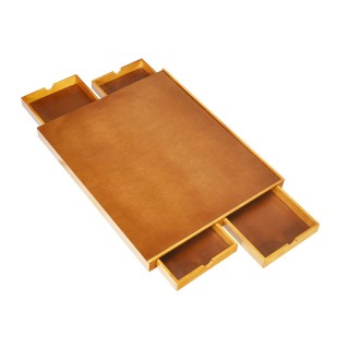 Ξύλινο Τραπέζι Παζλ για 1500 τμχ με 4 Συρτάρια 80 x 65 x 7 cm Costw...