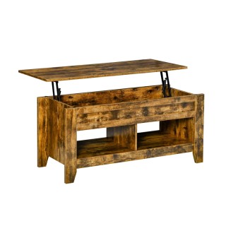 Ξύλινο Τραπέζι Σαλονιού με Αποθηκευτικό Χώρο 105 x 50 x 49 cm HOMCO...