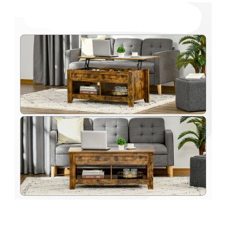 Ξύλινο Τραπέζι Σαλονιού με Αποθηκευτικό Χώρο 105 x 50 x 49 cm HOMCO... Ξύλινο Τραπέζι Σαλονιού με Αποθηκευτικό Χώρο 105 x 50 x 49 cm HOMCO...