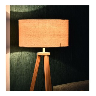 Ξύλινο Τρίποδο Φωτιστικό Δαπέδου με 1 Ράφι 40 W HOMCOM B31-095 Ξύλινο Τρίποδο Φωτιστικό Δαπέδου με 1 Ράφι 40 W HOMCOM B31-095