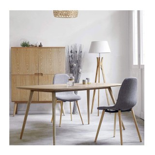 Ξύλινο Τρίποδο Φωτιστικό Δαπέδου με 1 Ράφι 156 cm 40 W Atmosphera 1... Ξύλινο Τρίποδο Φωτιστικό Δαπέδου με 1 Ράφι 156 cm 40 W Atmosphera 1...