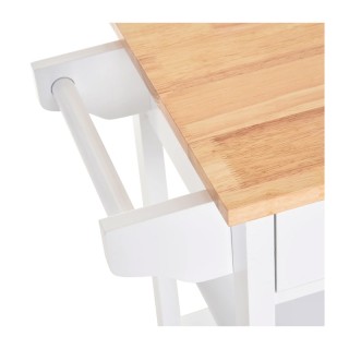 Ξύλινο Τρόλεϊ Κουζίνας 66 x 39.5 x 86.5 cm HOMCOM 801-126 Ξύλινο Τρόλεϊ Κουζίνας 66 x 39.5 x 86.5 cm HOMCOM 801-126