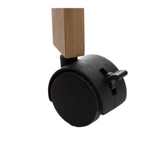 Ξύλινο Τρόλεϊ Κουζίνας από Μπαμπού με 4 Ράφια και 1 Συρτάρι 38 x 37...