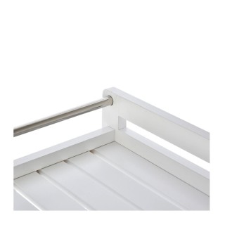 Ξύλινο Τρόλεϊ Κουζίνας με 3 Ράφια 78 x 45 x 38 cm HOMCOM 801-123WT Ξύλινο Τρόλεϊ Κουζίνας με 3 Ράφια 78 x 45 x 38 cm HOMCOM 801-123WT