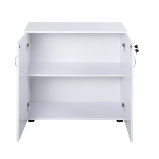 Ξύλινο Τροχήλατο Ντουλάπι Γραφείου 80 x 40 x 80 cm HOMCOM 924-018WT Ξύλινο Τροχήλατο Ντουλάπι Γραφείου 80 x 40 x 80 cm HOMCOM 924-018WT