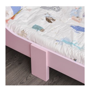 Ξύλινο Χαμηλό Μονό Παιδικό Κρεβάτι 143 x 73 x 60 cm για Στρώμα 140 ... Ξύλινο Χαμηλό Μονό Παιδικό Κρεβάτι 143 x 73 x 60 cm για Στρώμα 140 ...