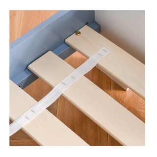 Ξύλινο Χαμηλό Μονό Παιδικό Κρεβάτι 143 x 74 x 59 cm για Στρώμα 140 ...