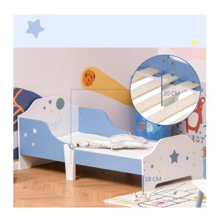 Ξύλινο Χαμηλό Μονό Παιδικό Κρεβάτι 143 x 74 x 59 cm για Στρώμα 140 ... Ξύλινο Χαμηλό Μονό Παιδικό Κρεβάτι 143 x 74 x 59 cm για Στρώμα 140 ...