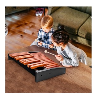 Ξύλινο Ξυλόφωνο με 25 Τόνους 42 x 57 x 6 cm Costway MU10076 Ξύλινο Ξυλόφωνο με 25 Τόνους 42 x 57 x 6 cm Costway MU10076