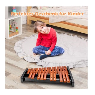 Ξύλινο Ξυλόφωνο με 25 Τόνους 42 x 57 x 6 cm Costway MU10076 Ξύλινο Ξυλόφωνο με 25 Τόνους 42 x 57 x 6 cm Costway MU10076