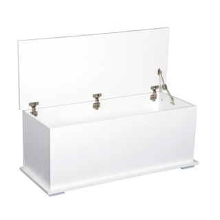 Ξύλινος Πάγκος Αποθήκευσης 100 x 40 x 40 cm HOMCOM 833-321WT Ξύλινος Πάγκος Αποθήκευσης 100 x 40 x 40 cm HOMCOM 833-321WT