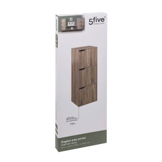 Ξύλινη Εταζέρα με 3 Ντουλάπια 34.5 x 32 x 100.5 cm 5Five Simply Sma... Ξύλινη Εταζέρα με 3 Ντουλάπια 34.5 x 32 x 100.5 cm 5Five Simply Sma...
