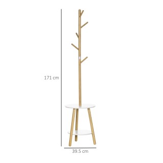 Ξύλινος Καλόγερος από Μπαμπού με Τραπεζάκι 39.5 x 39.5 x 171 cm HOM... Ξύλινος Καλόγερος από Μπαμπού με Τραπεζάκι 39.5 x 39.5 x 171 cm HOM...