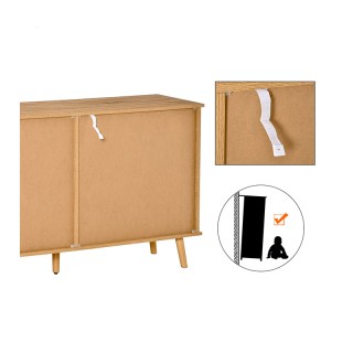 Ξύλινος Μπουφές 130 x 40 x 74.5 cm HOMCOM 835-349