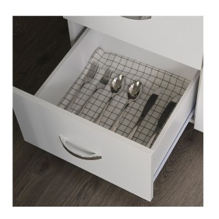 Ξύλινος Μπουφές 80 x 39.5 x 183.5 cm HOMCOM 835-243 Ξύλινος Μπουφές 80 x 39.5 x 183.5 cm HOMCOM 835-243