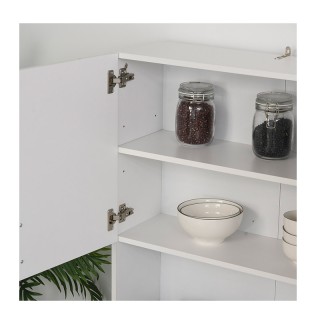 Ξύλινος Μπουφές 80 x 39.5 x 183.5 cm HOMCOM 835-243 Ξύλινος Μπουφές 80 x 39.5 x 183.5 cm HOMCOM 835-243