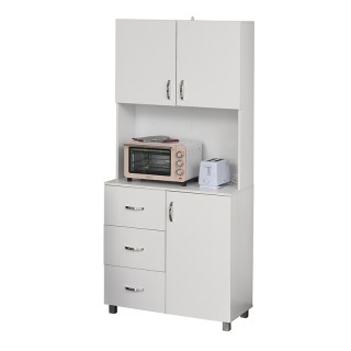 Ξύλινος Μπουφές 80 x 39.5 x 183.5 cm HOMCOM 835-243