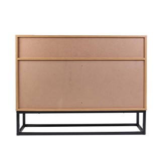 Ξύλινος Μπουφές με Μεταλλική Βάση 100 x 29 x 80 cm Home Deco Factor... Ξύλινος Μπουφές με Μεταλλική Βάση 100 x 29 x 80 cm Home Deco Factor...