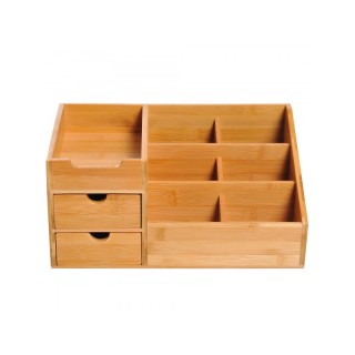 Ξύλινος Οργανωτής Γραφείου από Μπαμπού 33 x 20.5 x 15.5 cm HOMCOM 8...