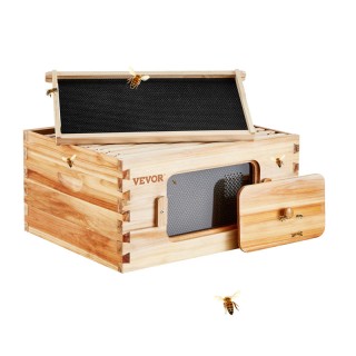 Ξύλινος Όροφος Κυψέλης με 10 Πλαίσια 503 x 414 x 245 mm VEVOR CTFXS... Ξύλινος Όροφος Κυψέλης με 10 Πλαίσια 503 x 414 x 245 mm VEVOR CTFXS...