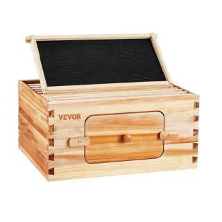 Ξύλινος Όροφος Κυψέλης με 10 Πλαίσια 503 x 414 x 245 mm VEVOR CTFXS...
