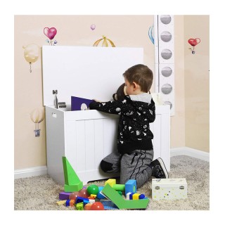 Ξύλινος Πάγκος Αποθήκευσης 76 x 40 x 48 cm Songmics LHS11WTV1