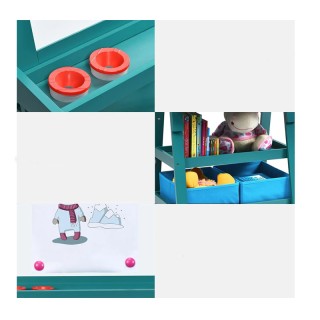 Ξύλινος Παιδικός Μαυροπίνακας / Πίνακας 3 σε 1 Διπλής Όψης Costway ... Ξύλινος Παιδικός Μαυροπίνακας / Πίνακας 3 σε 1 Διπλής Όψης Costway ...