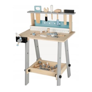 Ξύλινος Παιδικός Πάγκος Εργασίας με 32 Εργαλεία 53 x 33 x 75 cm Eco... Ξύλινος Παιδικός Πάγκος Εργασίας με 32 Εργαλεία 53 x 33 x 75 cm Eco...