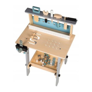 Ξύλινος Παιδικός Πάγκος Εργασίας με 32 Εργαλεία 53 x 33 x 75 cm Eco...