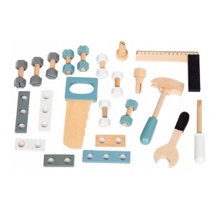 Ξύλινος Παιδικός Πάγκος Εργασίας με 32 Εργαλεία 53 x 33 x 75 cm Eco... Ξύλινος Παιδικός Πάγκος Εργασίας με 32 Εργαλεία 53 x 33 x 75 cm Eco...