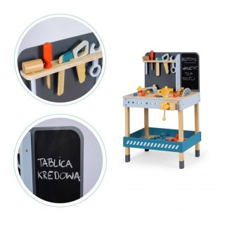Ξύλινος Παιδικός Πάγκος Εργασίας με 47 Εργαλεία 50 x 29.5 x 80 cm E... Ξύλινος Παιδικός Πάγκος Εργασίας με 47 Εργαλεία 50 x 29.5 x 80 cm E...