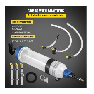 Χειροκίνητη Αντλία Αφαίρεσης και Πλήρωσης Υγρών Αυτοκινήτου VEVOR 7... Χειροκίνητη Αντλία Αφαίρεσης και Πλήρωσης Υγρών Αυτοκινήτου VEVOR 7...