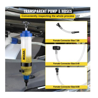 Χειροκίνητη Αντλία Αφαίρεσης και Πλήρωσης Υγρών Αυτοκινήτου VEVOR 7... Χειροκίνητη Αντλία Αφαίρεσης και Πλήρωσης Υγρών Αυτοκινήτου VEVOR 7...