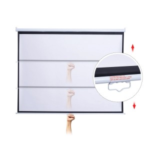 Χειροκίνητη Οθόνη - Πανί Προβολής 244 x 183 cm HOMCOM 001-010V01 Χειροκίνητη Οθόνη - Πανί Προβολής 244 x 183 cm HOMCOM 001-010V01