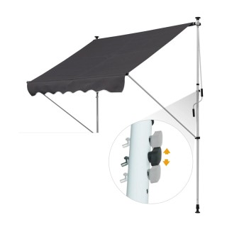 Χειροκίνητη Πτυσσόμενη Τέντα με Μανιβέλα 200 x 150 cm Outsunny 840-... Χειροκίνητη Πτυσσόμενη Τέντα με Μανιβέλα 200 x 150 cm Outsunny 840-...