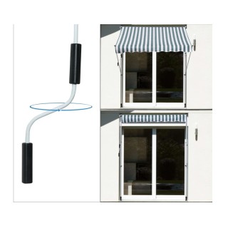 Χειροκίνητη Πτυσσόμενη Τέντα με Μανιβέλα 200 x 150 cm Outsunny 840-...