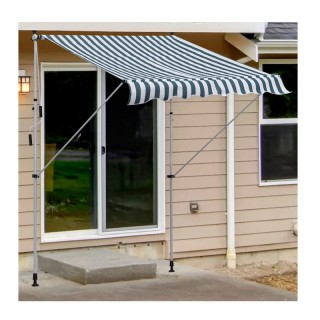 Χειροκίνητη Πτυσσόμενη Τέντα με Μανιβέλα 200 x 150 cm Outsunny 840-...