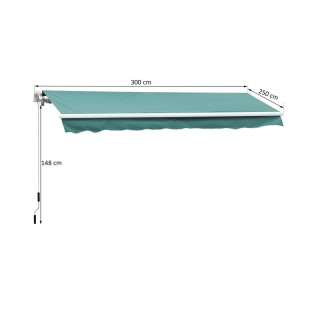 Χειροκίνητη Τέντα με Μανιβέλα 3 x 2.5 m Outsunny 840-150GN Χειροκίνητη Τέντα με Μανιβέλα 3 x 2.5 m Outsunny 840-150GN