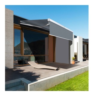 Χειροκίνητη Τέντα με Μανιβέλα 3 x 2 m Χρώματος Γκρι Milano Inkazen ... Χειροκίνητη Τέντα με Μανιβέλα 3 x 2 m Χρώματος Γκρι Milano Inkazen ...