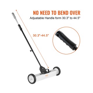 Χειροκίνητο Μαγνητικό Σάρωθρο 24 με Τηλεσκοπική Λαβή VEVOR TLSCXQSQ...