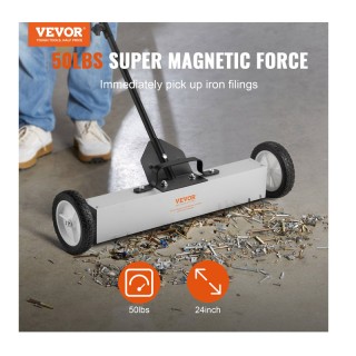 Χειροκίνητο Μαγνητικό Σάρωθρο 24 με Τηλεσκοπική Λαβή VEVOR TLSCXQSQ...